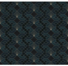 Tapet med geometriskt art déco-mönster
