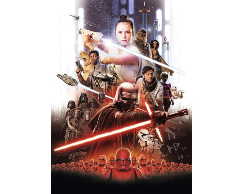 Affisch med karaktärer från Star Wars: The Rise of Skywalker