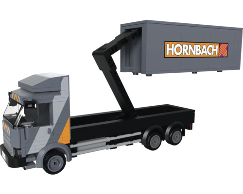 Hornbach LEGO modell av en lastbil med container