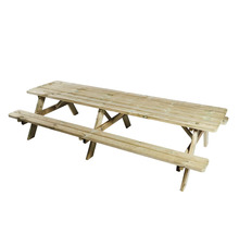 Ölbordsset i trä med bord och bänkar