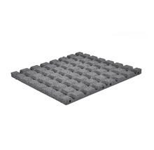 Elastisk terrassplatta av gummigranulat
