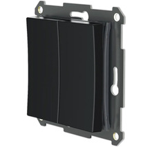 Dubbel strömbrytare med ram