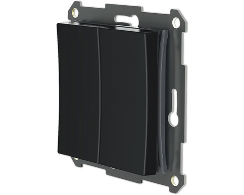 Dubbel strömbrytare med ram