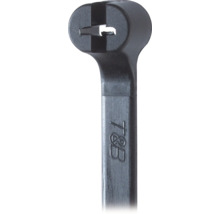 Kabelband av plast, detalj om stängning