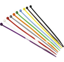 Flerfärgade buntband i plast