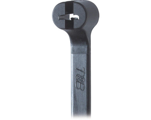 Buntband TY-RAP Ståltunga svart 140x3.6mm 100st Kabelband av plast