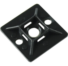 Svart kabelfotsfyrkant