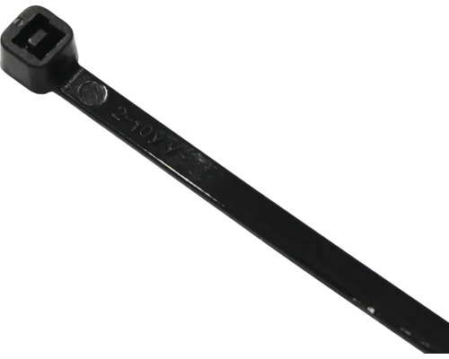 Buntband NEMIQ Plasttunga svart 371x4,8mm Svart buntband av plast