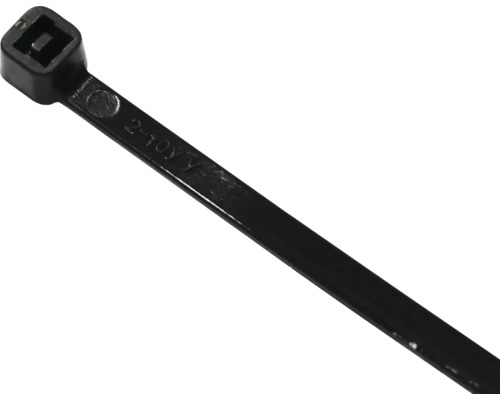 Buntband NEMIQ Plasttunga svart 286xs4,8mm Kabelband av plast