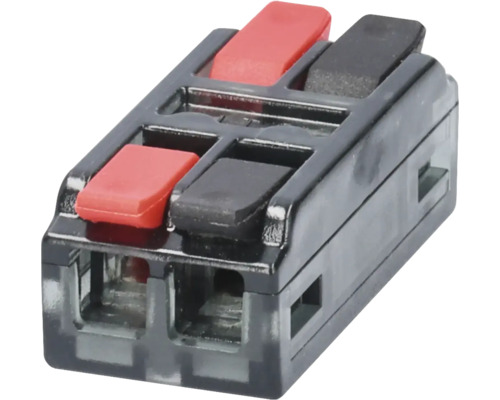 Skarvklämma NEMIQ 2-POL 0.5-2.5mm2 AWG 20-14 10st Klämblock för elektriska anslutningar