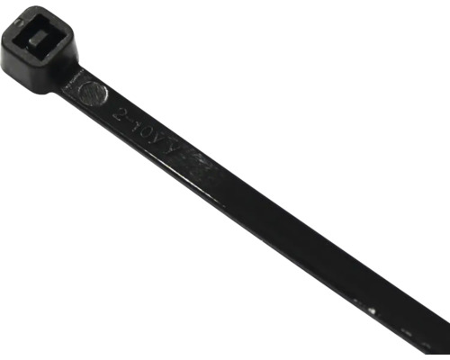 Buntband NEMIQ Plasttunga svart 140x3.6mm 100st Kabelband