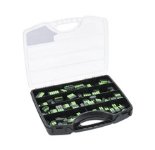 Låda med installationsklämmor