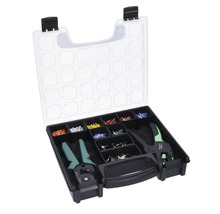 Ändhylstång och ändhylsor i en verktygslåda