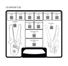 AS ESW1000 TL26 Sortimentslåda med verktyg och QR-koder