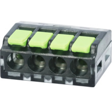 4-polig kabelklämma med spakteknik