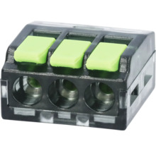 Trevägs kopplingsplint för elektriska ledningar