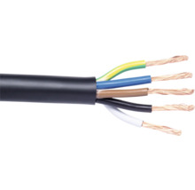 Elektrisk kabel med fem ledare
