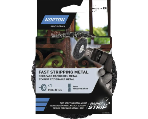 Norton Rapid Strip-skiva för snabb borttagning av metall