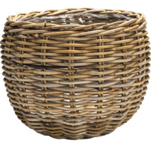 Flätad blomkorg av rotting