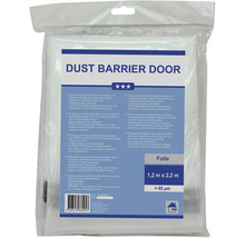 Dammskyddsdörr av folie, 1,2 meter gånger 2,2 meter