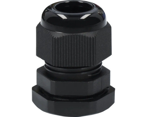 Förskruvning NEMIQ PA M12 3-6.5mm svart 50st Svart kabelförskruvning