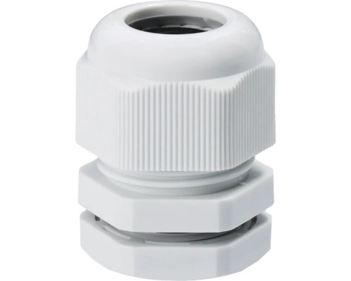 Förskruvning NEMIQ PA M20 6-12mm grå 50st Kabelgenomföring av plast