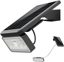 Solarlampa med solpanel för väggmontering