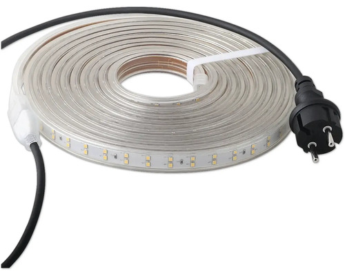 LED-ljusslang upprullad med kontakt