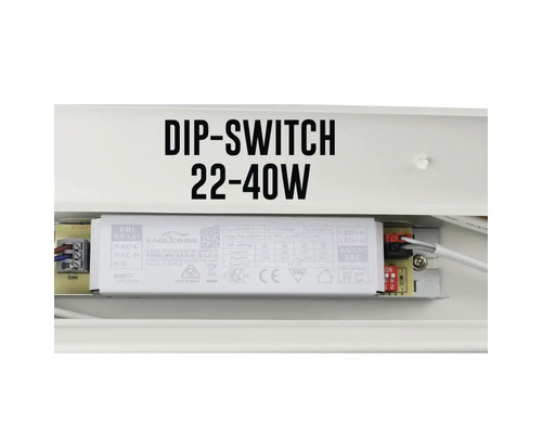 Elektroniskt förkopplingsdon med DIP-omkopplare 22-40 watt