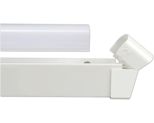 Vit LED-armatur för fuktiga utrymmen för Hornbachs webbutik