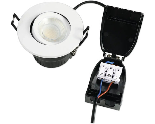 Takmonterad spotlight med anslutningsplint