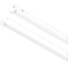 Två LED-rörarmaturer