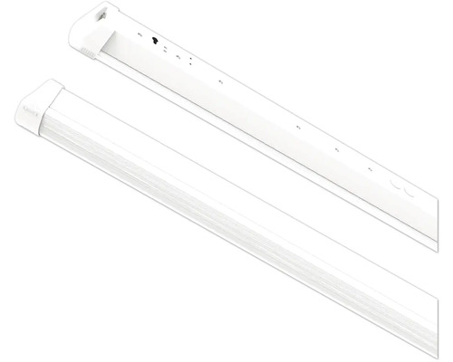 Två LED-rörarmaturer