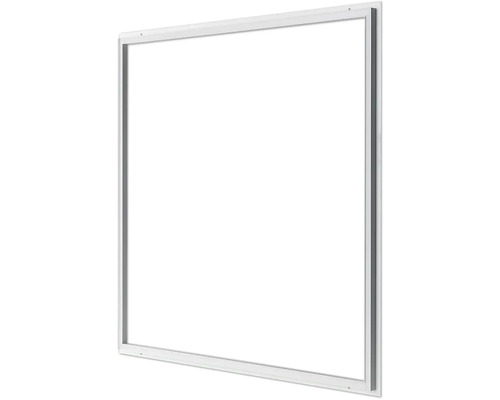 LED-panel DESIGNLIGHT Framy vit 60x60cm 4000K Aluminium utbytesram