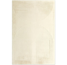 Rektangulär matta med abstrakt linjemönster