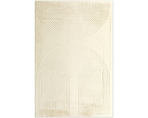 Rektangulär matta med abstrakt linjemönster