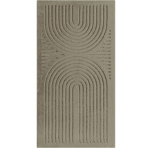 Dekorativ kakelplatta med geometriskt linjemönster