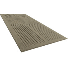 Rektangulär matta med geometriska mönster