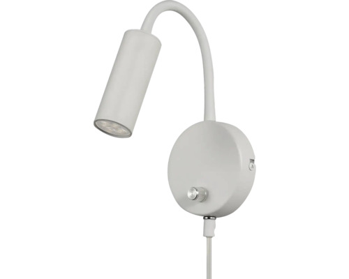 Vägglampa ORIVA Flex Mini GU10 Vägglampa med flexibel arm för inomhusbruk