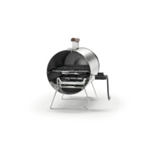 Klotgrill med grillgaller och förvaringsutrymme