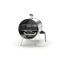 Elektrisk klotgrill med grillgaller och temperaturregulator