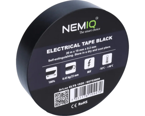 Eltejp, 20 m x 19 mm