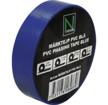 Blå PVC-isoleringstejp rulle
