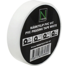 Isolerband av polyvinylklorid, vit