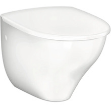 Vägghängd toalettstol med djup spolning av sanitetskeramik