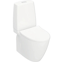 Golvstående toalett av keramik med spolcistern