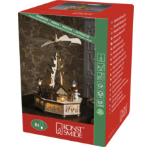 Konst Smide fönsterljusstake med LED-belysning i produktförpackning