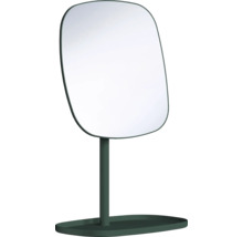 Bordspegel med oval spegelyta och förvaringsutrymme