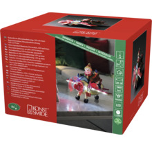 Batteridriven dekorativ LED-belysning med timer i produktförpackning