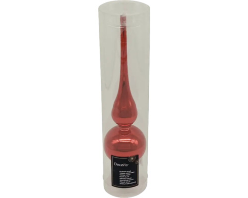 Julgransspira av glas i cylinder